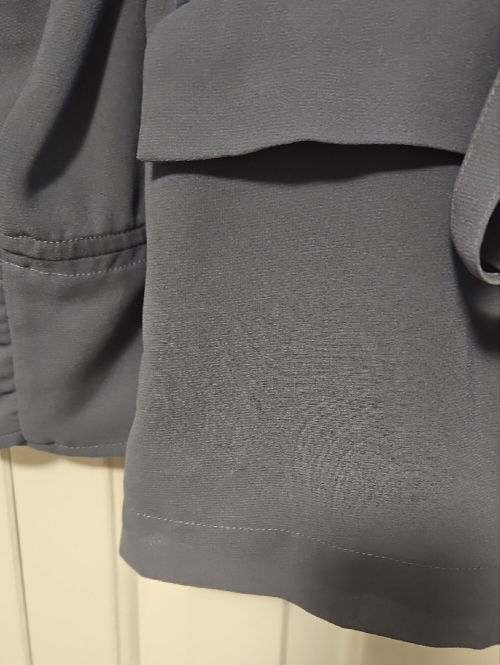 Women's Slate Utility Drawstring Jacket - Picture 5 of 8